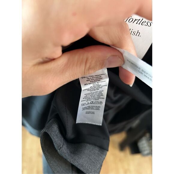 Ann Taylor gray long blazer work new with tags size 00 - Picture 6 of 6